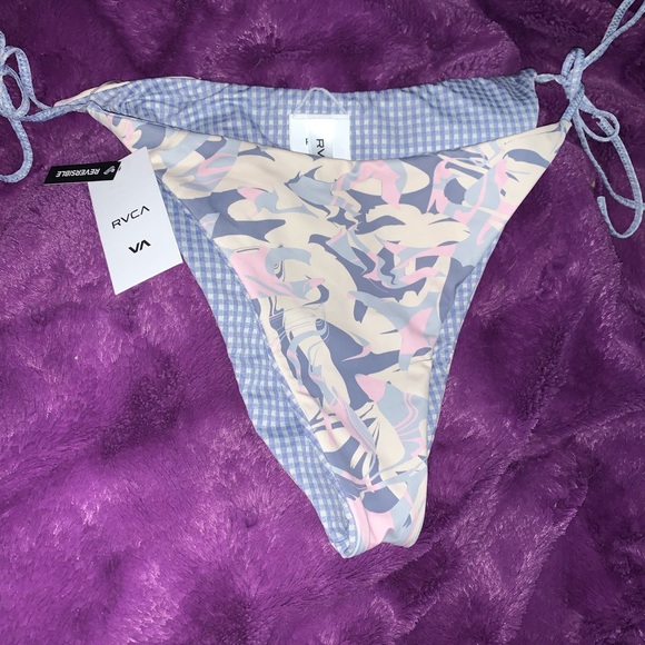 RVCA high cut string bikini bottoms xl NWT - Picture 3 of 10